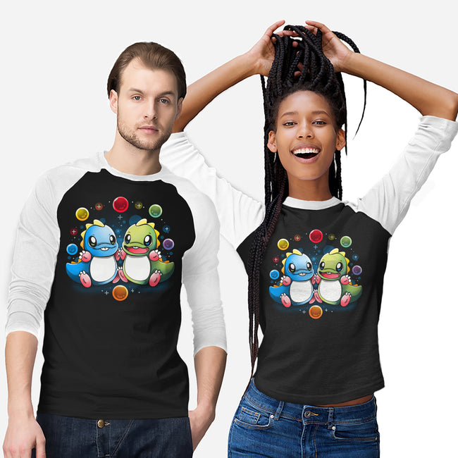 Twin Dragons-unisex baseball tee-Vallina84