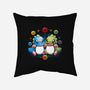 Twin Dragons-none removable cover w insert throw pillow-Vallina84