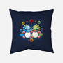 Twin Dragons-none removable cover w insert throw pillow-Vallina84