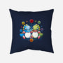 Twin Dragons-none removable cover throw pillow-Vallina84