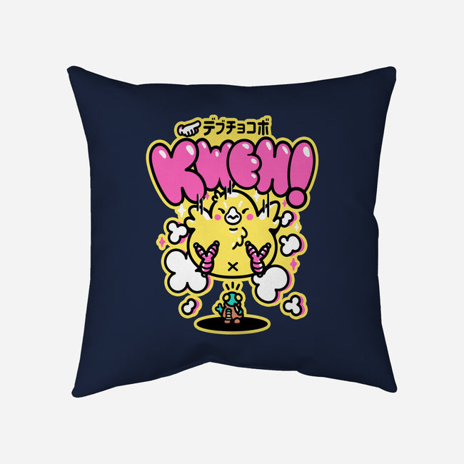 Fat Summon-none removable cover w insert throw pillow-demonigote