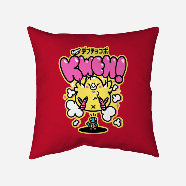 Fat Summon-none removable cover w insert throw pillow-demonigote