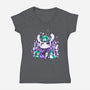 Grubs Protector-womens v-neck tee-demonigote