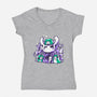Grubs Protector-womens v-neck tee-demonigote