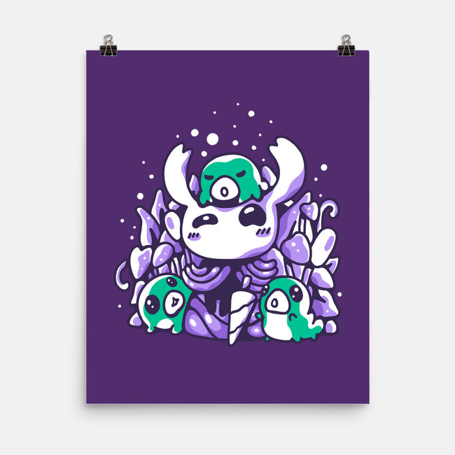 Grubs Protector-none matte poster-demonigote