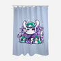 Grubs Protector-none polyester shower curtain-demonigote
