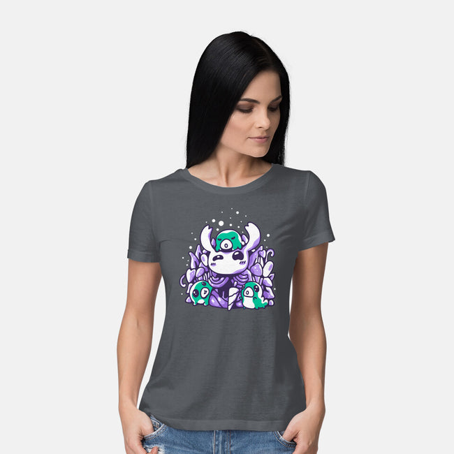 Grubs Protector-womens basic tee-demonigote