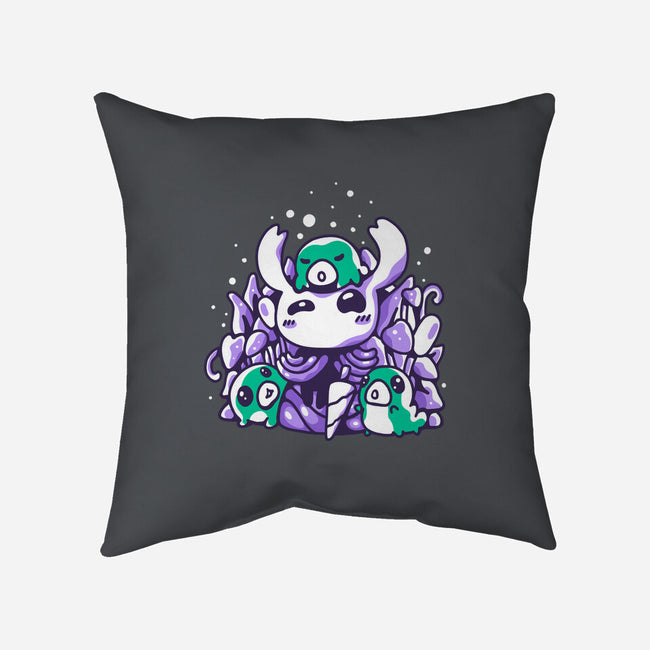 Grubs Protector-none removable cover w insert throw pillow-demonigote