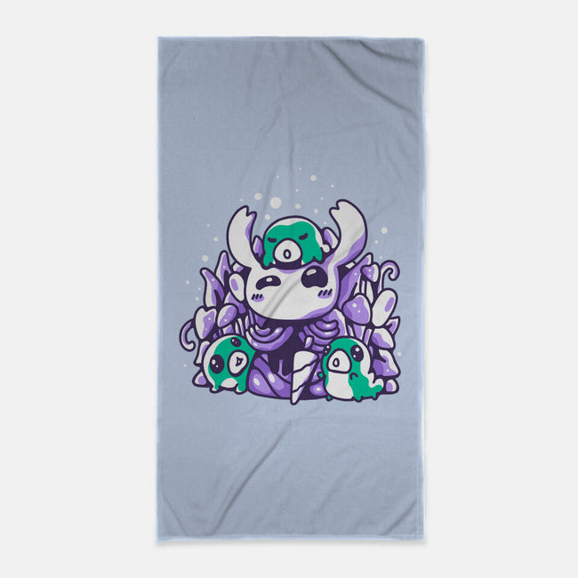 Grubs Protector-none beach towel-demonigote