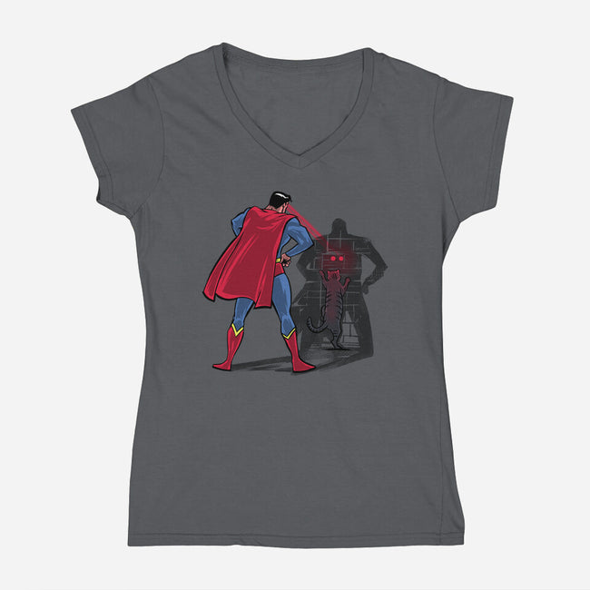 Super Fun Game-womens v-neck tee-zascanauta