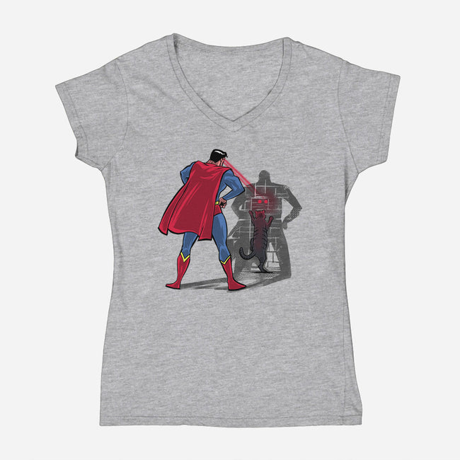 Super Fun Game-womens v-neck tee-zascanauta
