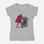Super Fun Game-womens v-neck tee-zascanauta