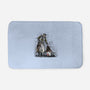 The Rabbit On The Wall-none memory foam bath mat-zascanauta