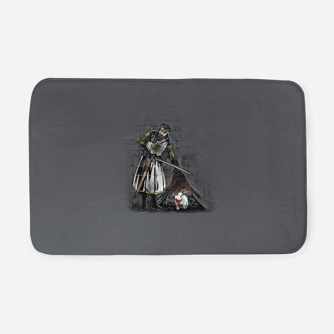 The Rabbit On The Wall-none memory foam bath mat-zascanauta