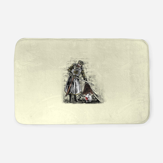 The Rabbit On The Wall-none memory foam bath mat-zascanauta