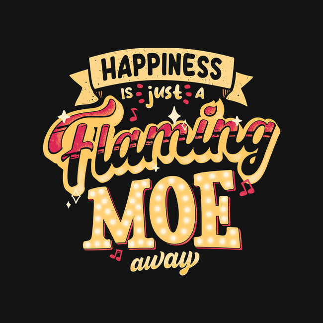 Just A Flaming Moe Away-womens fitted tee-teesgeex