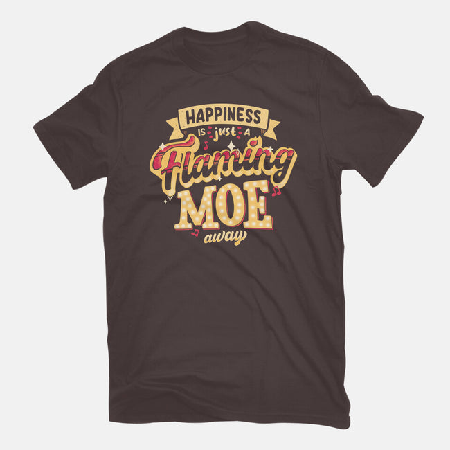 Just A Flaming Moe Away-womens basic tee-teesgeex