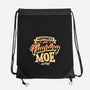 Just A Flaming Moe Away-none drawstring bag-teesgeex
