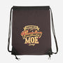 Just A Flaming Moe Away-none drawstring bag-teesgeex