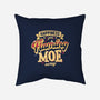 Just A Flaming Moe Away-none removable cover w insert throw pillow-teesgeex