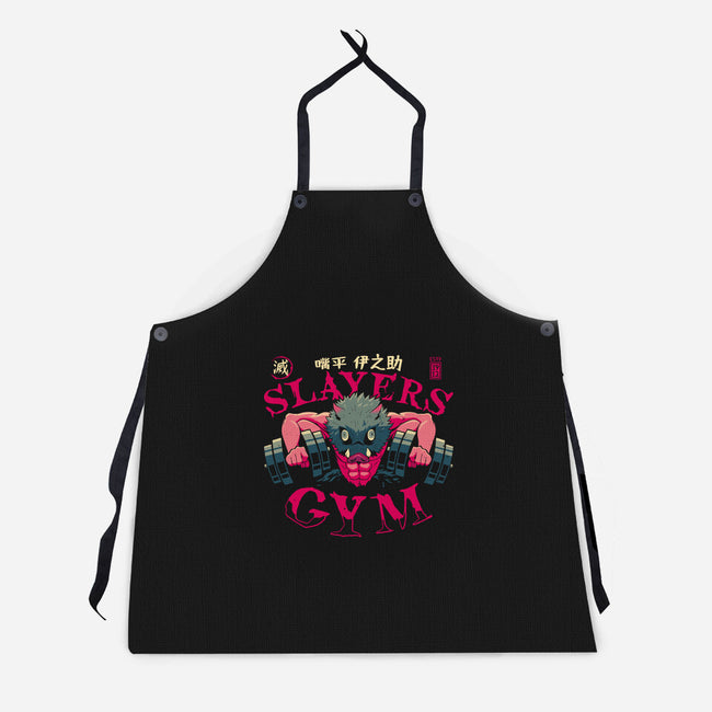 Inosuke Slayers Gym-unisex kitchen apron-teesgeex