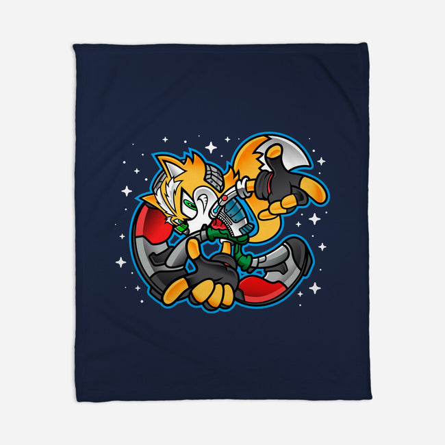 Fox Adventure-none fleece blanket-demonigote