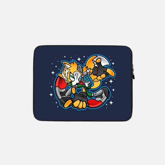 Fox Adventure-none zippered laptop sleeve-demonigote