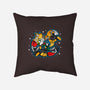 Fox Adventure-none removable cover throw pillow-demonigote