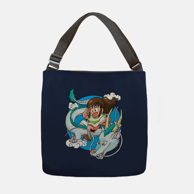 Dragon Haku-none adjustable tote bag-demonigote