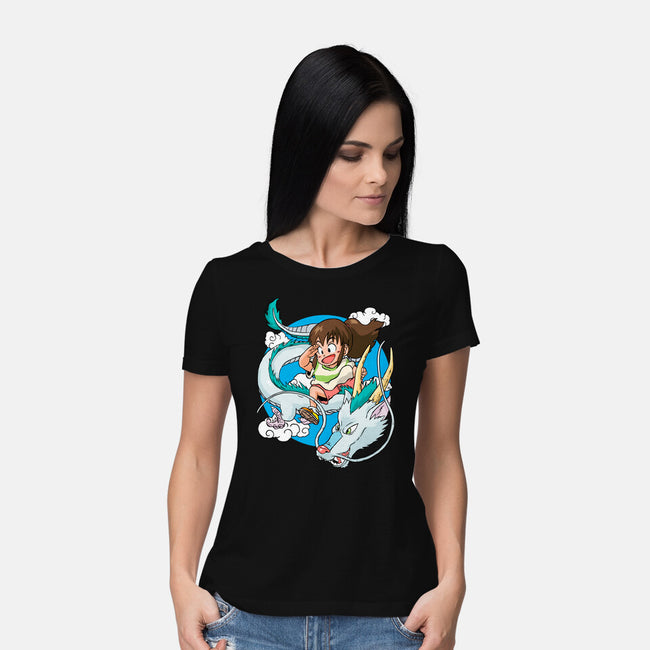 Dragon Haku-womens basic tee-demonigote