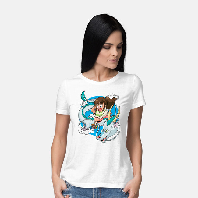 Dragon Haku-womens basic tee-demonigote