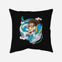 Dragon Haku-none removable cover w insert throw pillow-demonigote