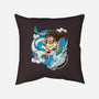 Dragon Haku-none removable cover w insert throw pillow-demonigote