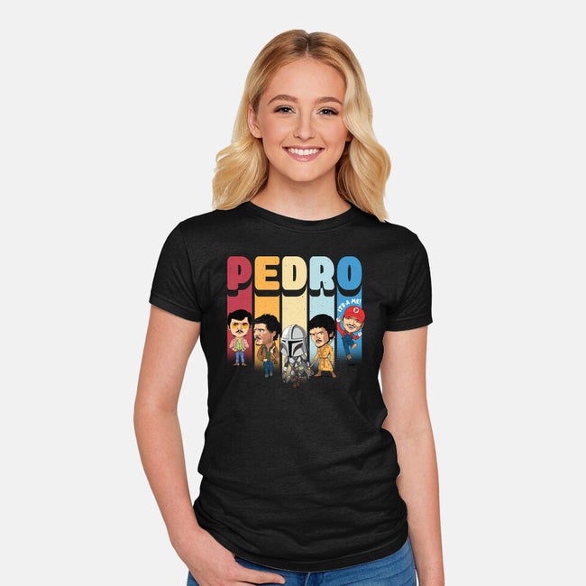 Pedro-womens fitted tee-Tronyx79