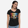 Pedro-womens v-neck tee-Tronyx79