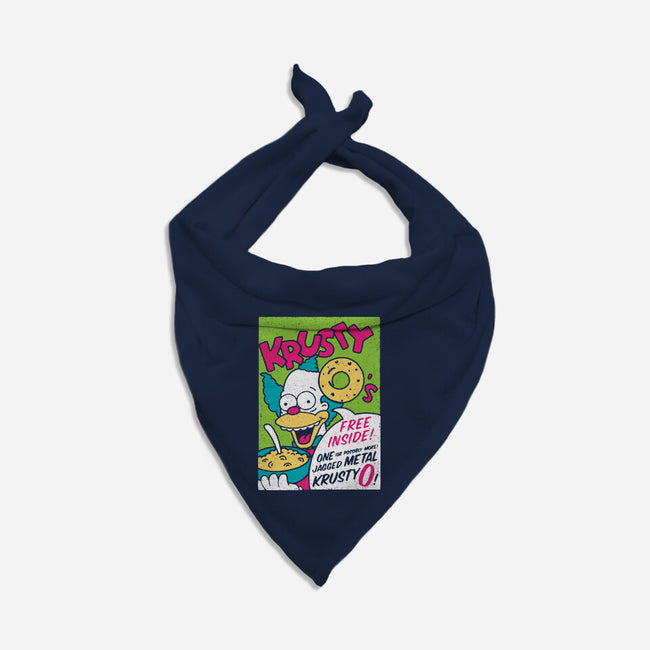 Krusty O's-dog bandana pet collar-dalethesk8er