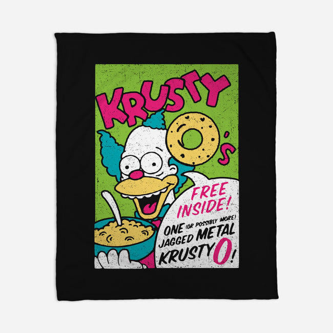 Krusty O's-none fleece blanket-dalethesk8er