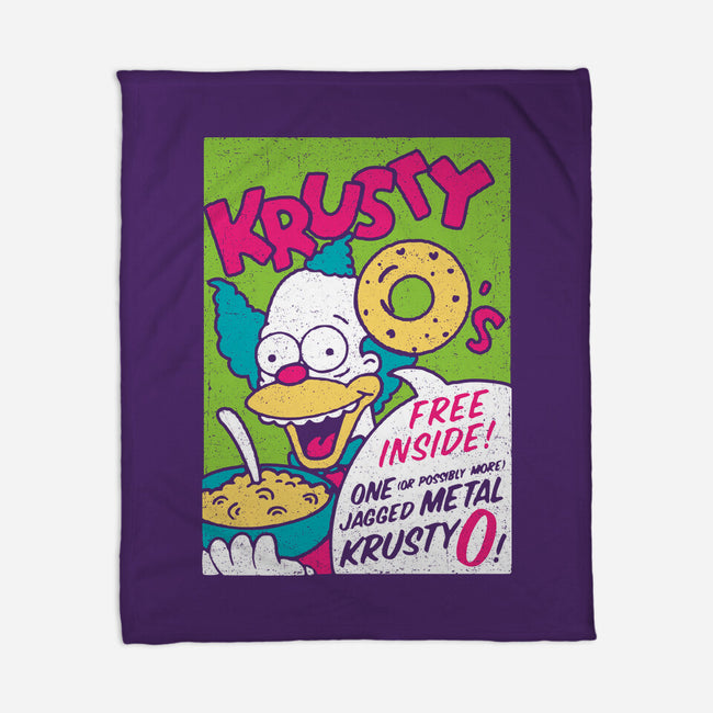 Krusty O's-none fleece blanket-dalethesk8er