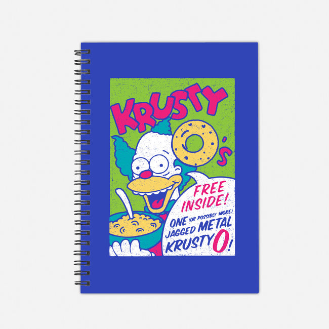 Krusty O's-none dot grid notebook-dalethesk8er