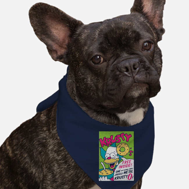 Krusty O's-dog bandana pet collar-dalethesk8er