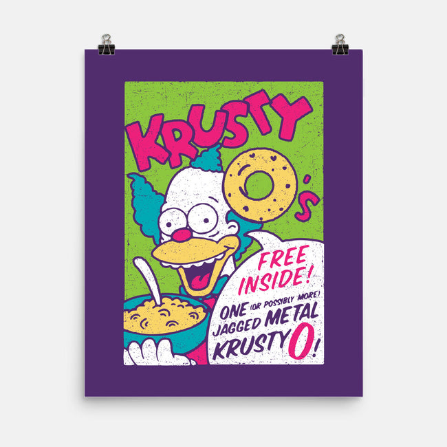 Krusty O's-none matte poster-dalethesk8er