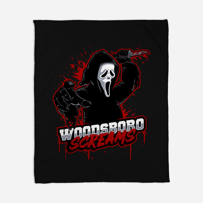 Woodsboro Screams-none fleece blanket-Studio Mootant