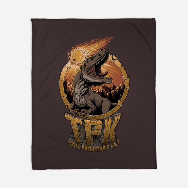 Prehistoric TPK-none fleece blanket-Studio Mootant