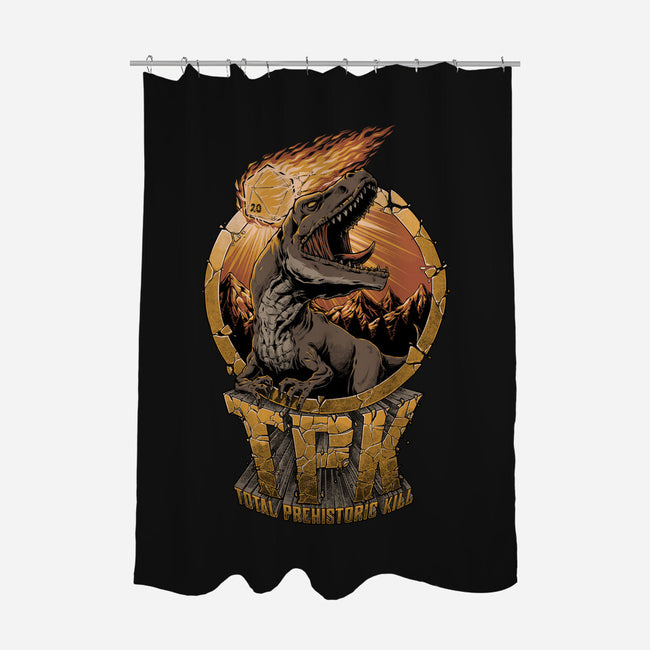 Prehistoric TPK-none polyester shower curtain-Studio Mootant