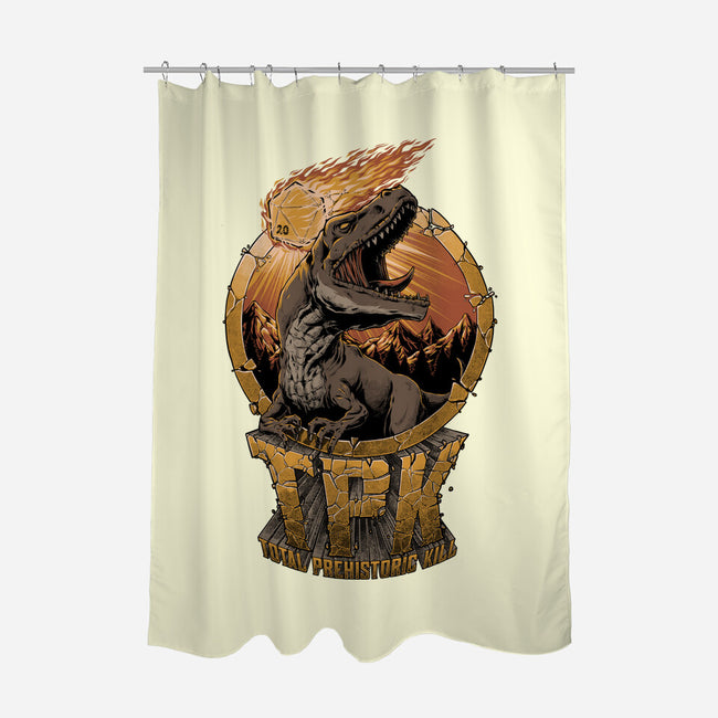 Prehistoric TPK-none polyester shower curtain-Studio Mootant