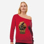 Prehistoric TPK-womens off shoulder sweatshirt-Studio Mootant
