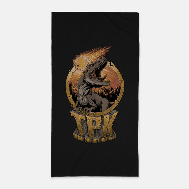 Prehistoric TPK-none beach towel-Studio Mootant