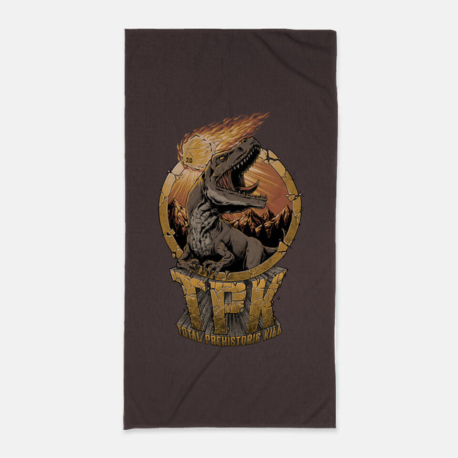 Prehistoric TPK-none beach towel-Studio Mootant