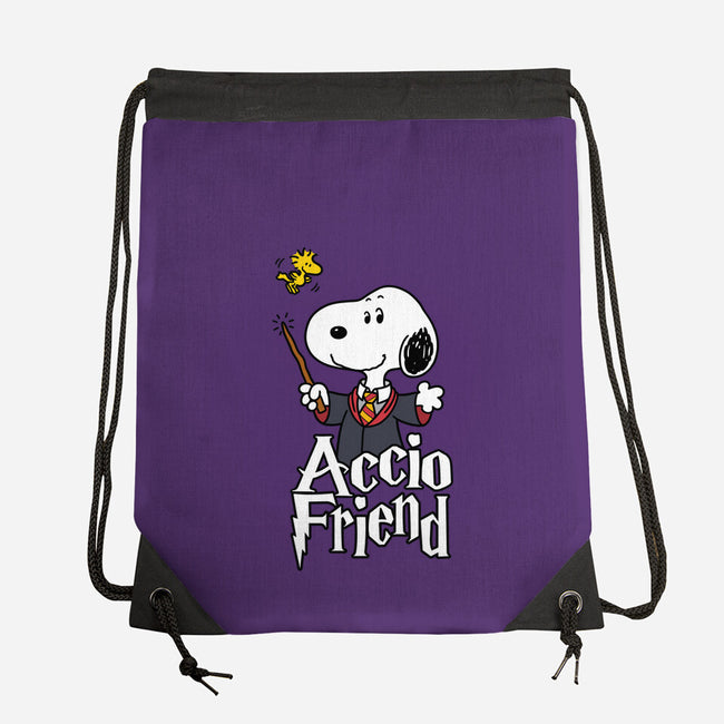 Accio Friend-none drawstring bag-Barbadifuoco