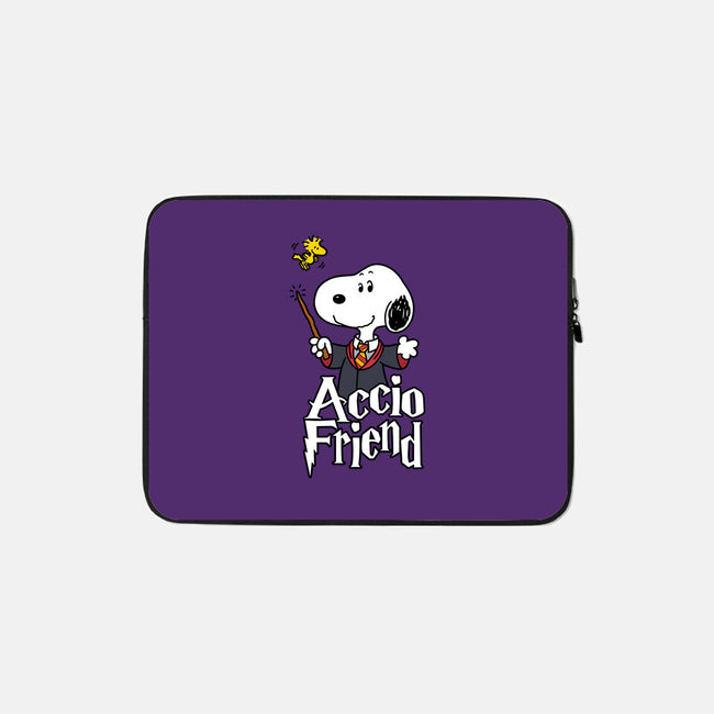 Accio Friend-none zippered laptop sleeve-Barbadifuoco